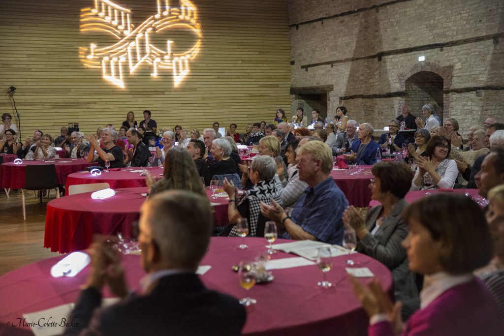 Un public conquis...salle de la Délivrance à Dieuze.